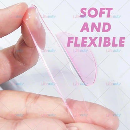 Libeauty 1 Pair Lash Softening Pads Silicone Eyelash Perm Pads Lashes Rods Shield Lifting Eyelash Accessories Makeup Tools RELUX.STORE