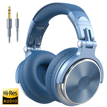 Oneodio Wired Headphones Professional Studio DJ Headphone With Microphone Over Ear Hi-Res Headset Monitoring For Music Phone RELUX.STORE