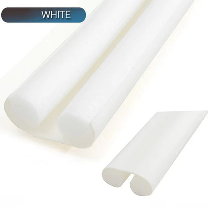 Double-sided Door Bottom Sealing Strip - Wear-Resistant Leather with Sound Insulation, Dust and Insect Proof, Easy Installation