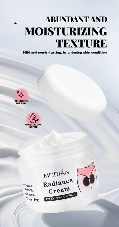 MEDIAN Radiance Cream For Body Brightening Elbows Knees Underarms Dark Spot Corrector Vitamin C Moisturizing Korean Skincare RELUX.STORE