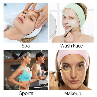Eyelash Extension Headband Makeup Eyelash Extension Supplies Lashes Accessories Face Washing Bath SPA Facial Adjustable Headband RELUX.STORE