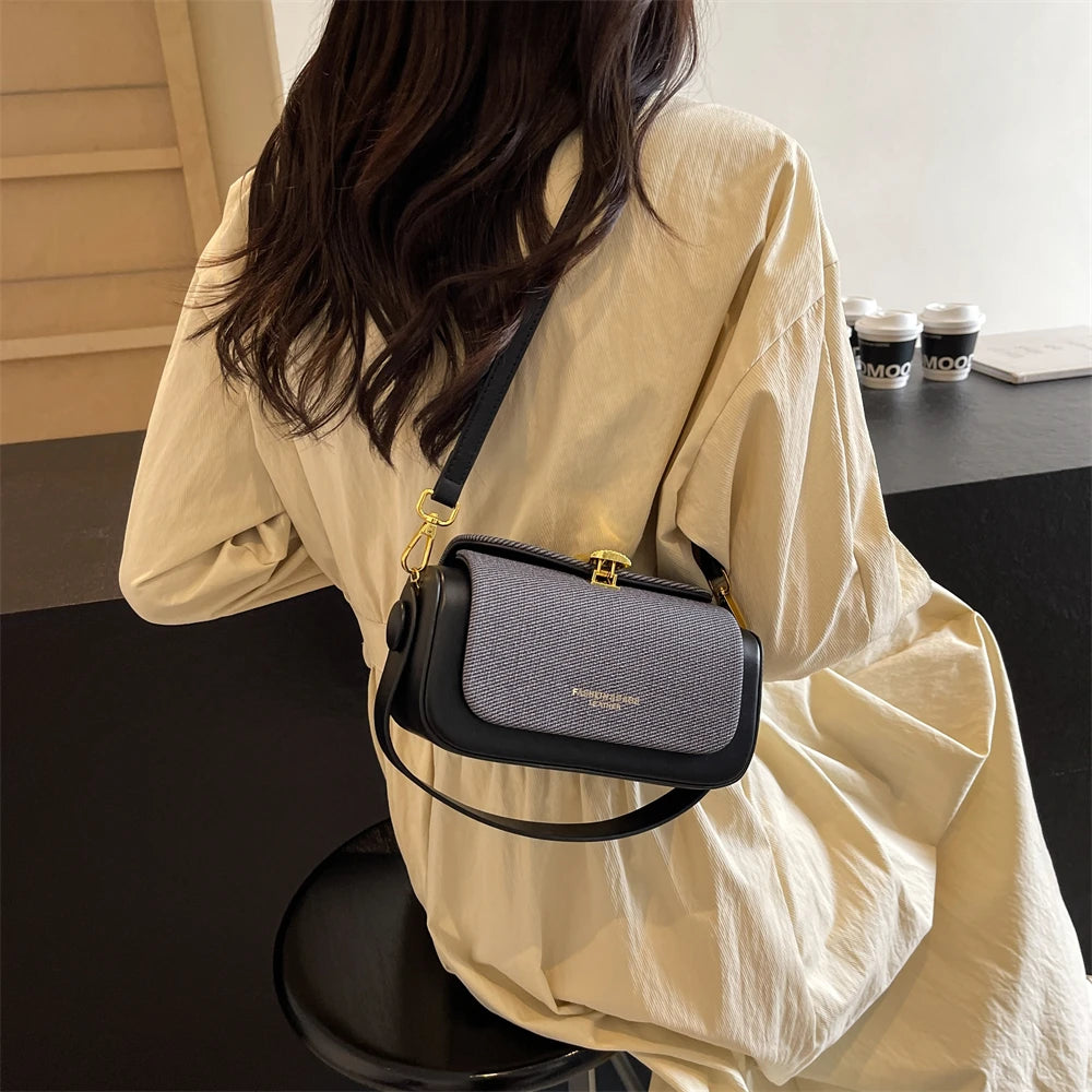 Simple Fashion Mini Square Women Crossbody Bags 2024 Luxury Designer Purses And Handbags Box Shape Pure Color Shoulder Satchels RELUX.STORE