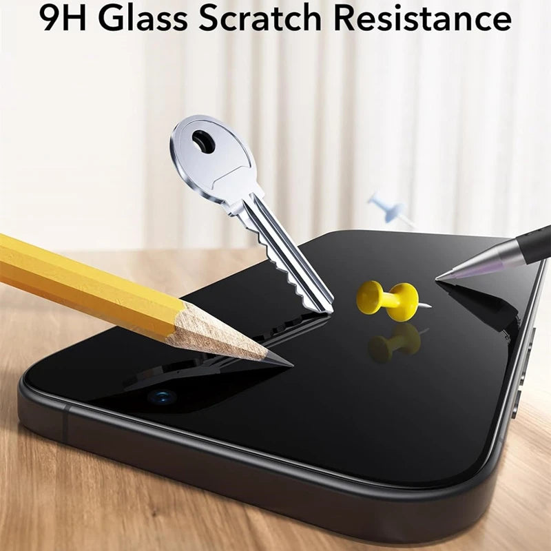 1-3Pcs For iPhone 17 Air Pro Max Tempered Glass Screen Protector One Hand Easy Install Kit Clear HD Protective Film for iPhone17 RELUX.STORE