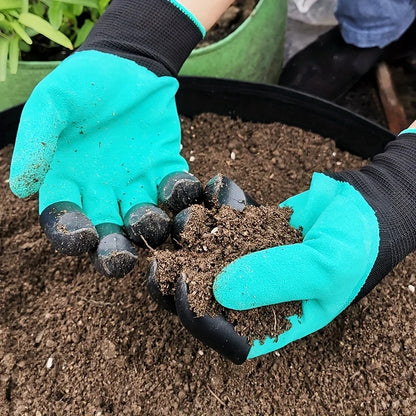 Garden Gloves With Claws - Dig, Plant, Weed & Seed Effortlessly - Protect Your Fingers & Nails
