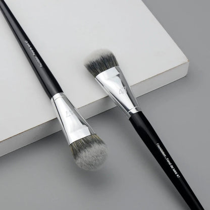 LOYBJ Professional Foundation Brush 47 Broom Head Liquid Foundation Shadow Concealer Brushes Women Face Base Makeup Beauty Tools RELUX.STORE