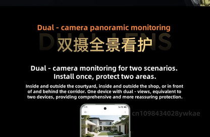 Xiaomi Outdoor Camera 4 Dual-Lens 3K  360° PTZ Auto Tracking AI Human Detection IP66 Color Night Vision｜Remote Monitoring ﻿