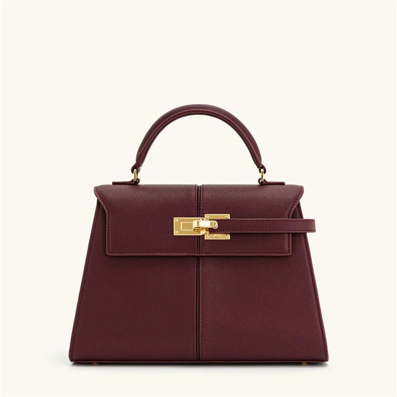 JW PEI Women's Handbag Elise Designer Fashion 2025 New Burgundy Handbag Large Square Crossbody Bag High-end Women's Bag RELUX.STORE