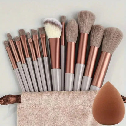 Makeup Brush Set Soft Fluffy Professiona Cosmetic Foundation Powder Eyeshadow Kabuki Blending Make Up Brush Beauty Tool Makeup RELUX.STORE