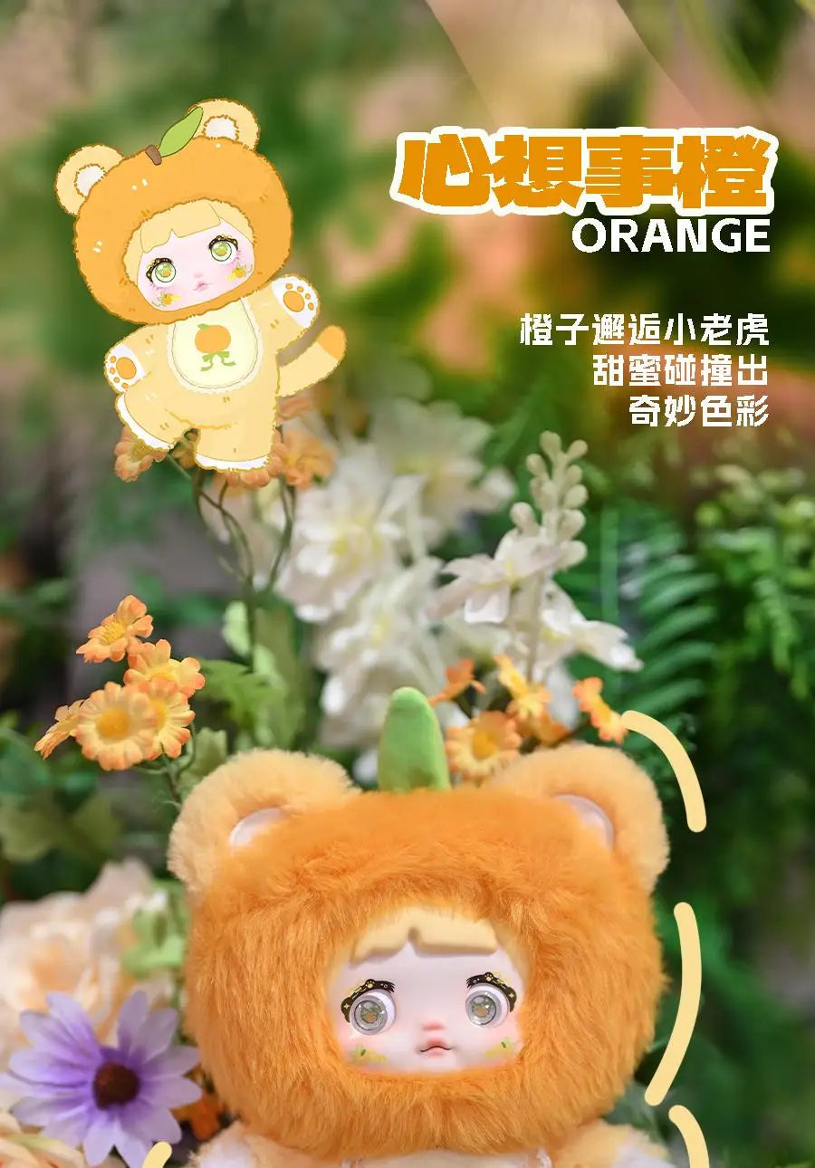 Nommi V3 Interesting Fruits Series Dream Eyes Blind Box Plush Doll Bag Pendant Vinyl Mystery Box Action Figure Children Toy Gift