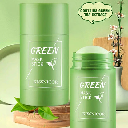 40g Remove Blackhead Green Tea Solid Mask Cleans Pores Stick Facial Blemish Black Dots Shrink Pores Korean Skin Care Cosmetics RELUX.STORE