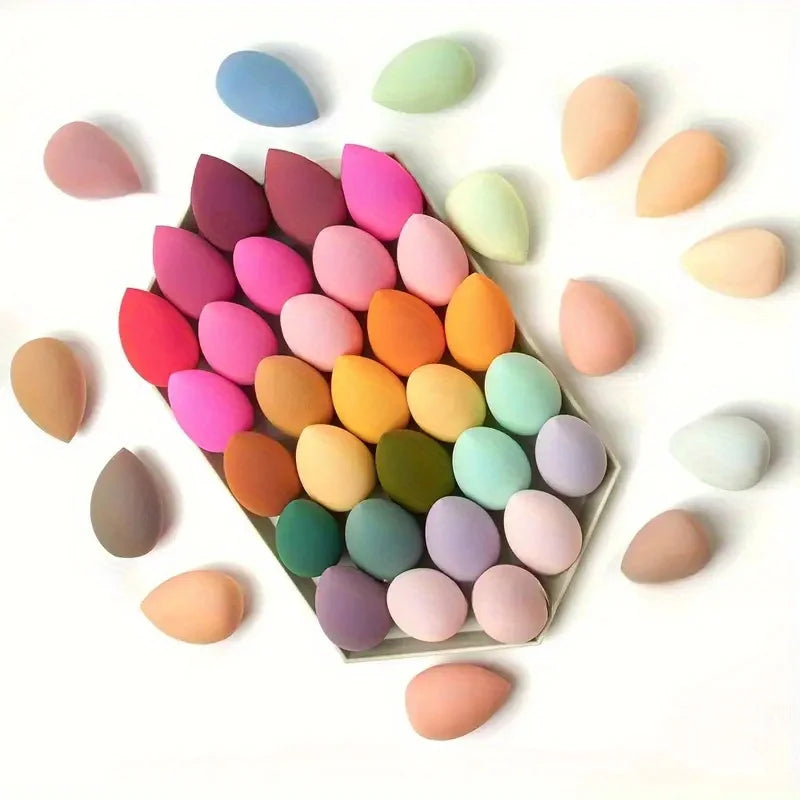 7piece/18piece makeup sponge set, suitable for liquid BB cream powder application, makeup egg dry wet dual-use powder puff RELUX.STORE