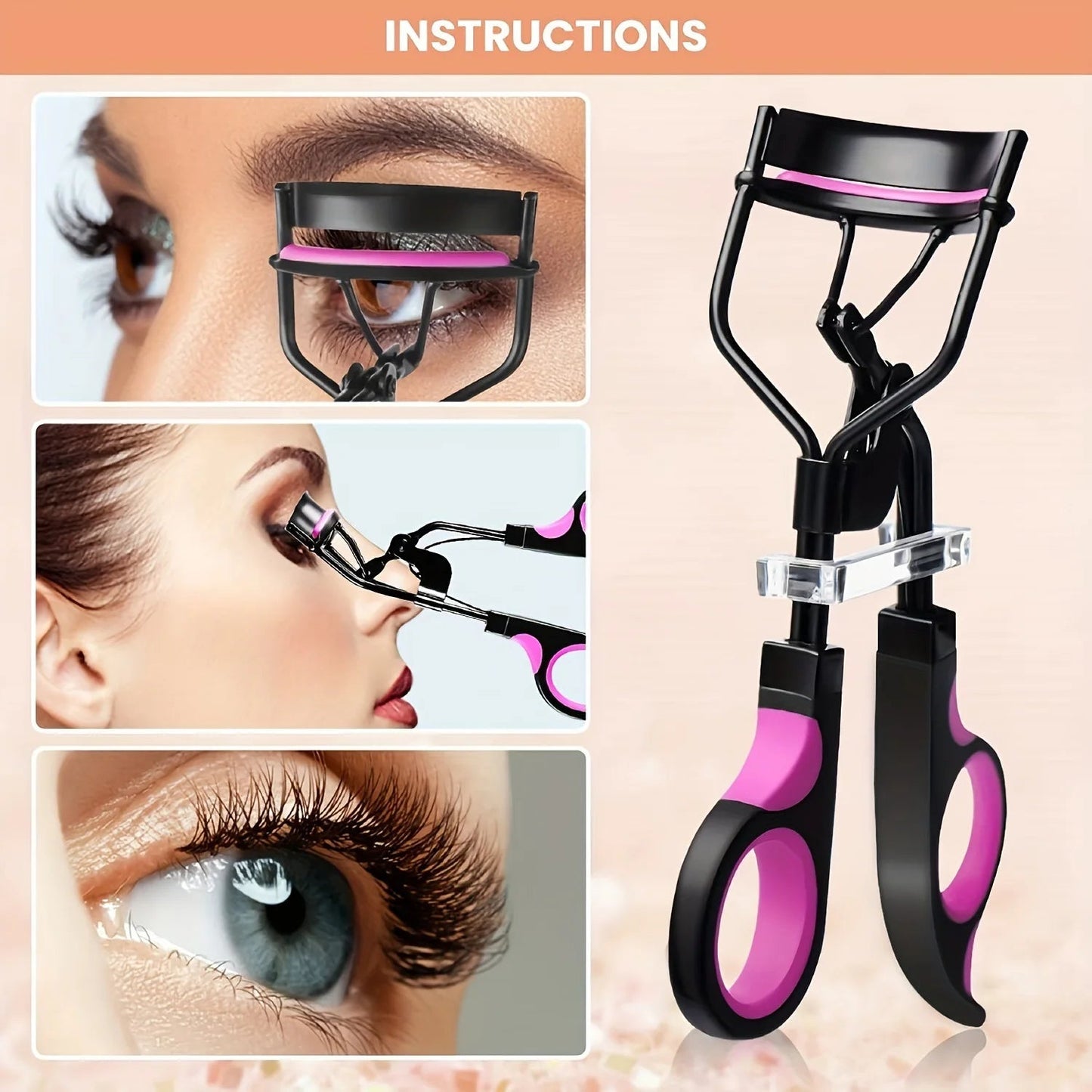 11/16PCS Eyelash Curler with 10pcs Replacement Pads Women Professional Eyelashes Curling Tweezers Clips Lasting Eye Makeup Tools RELUX.STORE