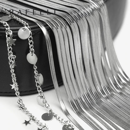 BAFELLI 2025 NEW LUXURY WOMAN BAGS LEATHER STYLISH INDIVIDUALITY FASHION TASSELS PURSE SHOULDER CROSSBODY HANDBAGS FEMALE SADDLE RELUX.STORE