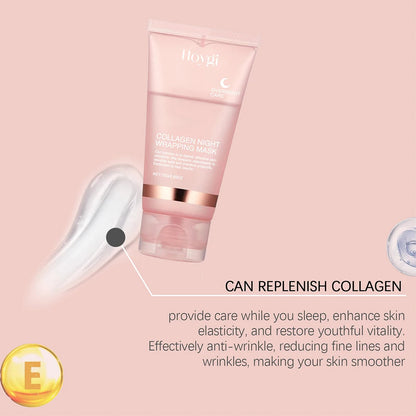 75/150ML Collagen Peel Off Face Mask Deeply Hydrating Moisturizing Night Wrapping Mask Cream Firming Skin Peel-off Facial Mask RELUX.STORE