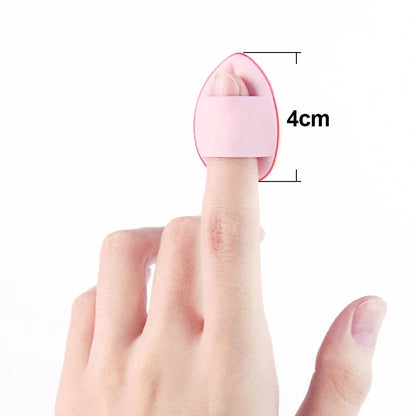 5/10Pcs Mini Finger Puff Foundation Small Air Cushion Powder Sponge Face Concealer BB Cream Cosmetic Applicator Makeup Tools RELUX.STORE