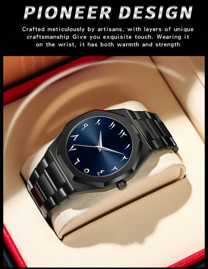 Stainless Steel Band Men Wrist Watches For Male Clock Top Brand Luxury Fashion Black Men Watches Quartz Wristwatches