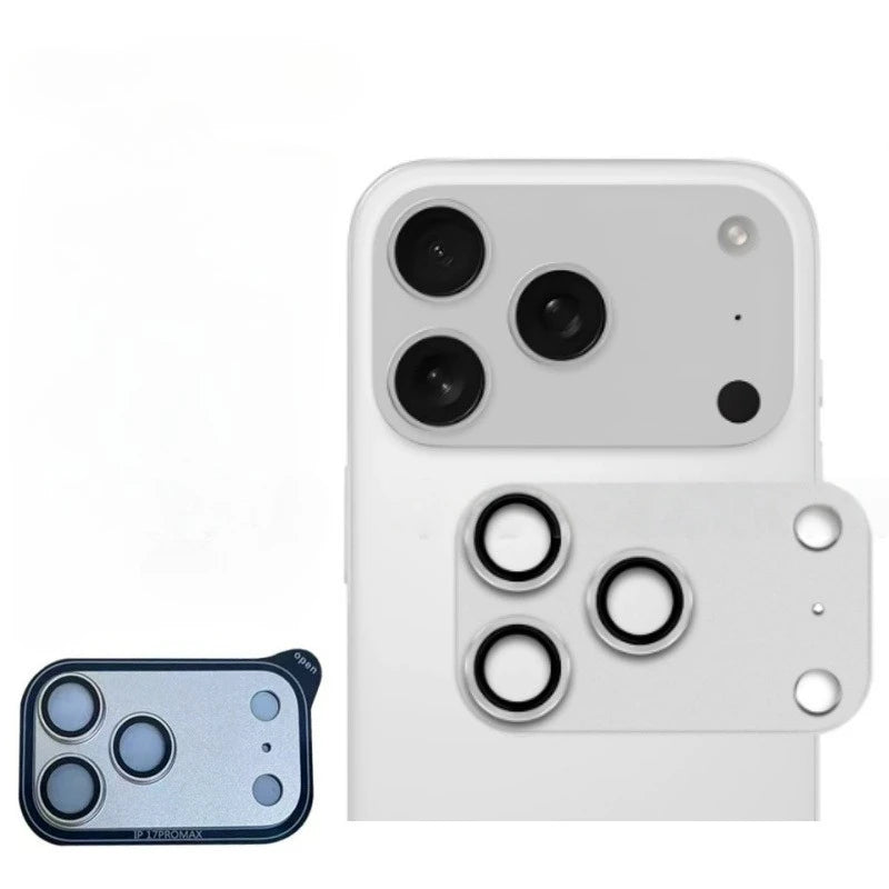 For Iphone 17 Pro Max Air Metal Ring Glass Camera Lens Protectors for Iphone17 17air 17promax Back Sticker Protective Film RELUX.STORE