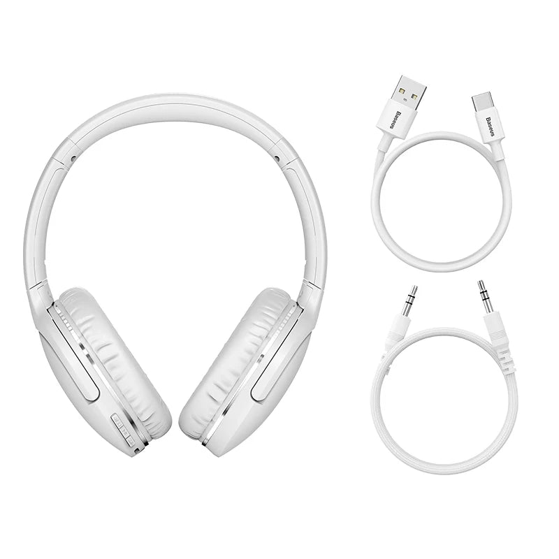 Baseus D02 Pro Wireless Headphones Bluetooth Earphone 5.3 Foldable Headset Sport Over the Ear Headphone Gaming Bluetooth Earbuds RELUX.STORE