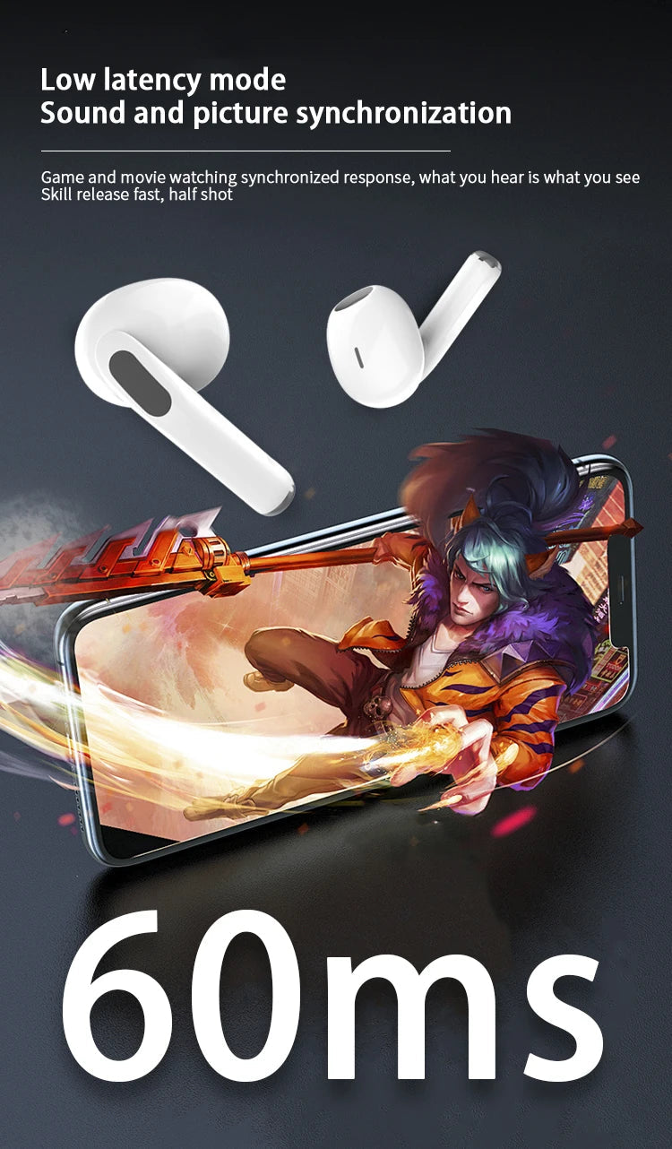 Original Air Pro True Wireless Bluetooth Earphones Headphones HiFi Sound Low Latency Noise Reduction Earbuds for IPhone Android RELUX.STORE