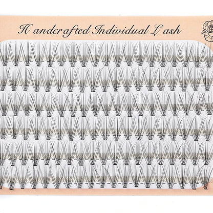 6 Rows 120 Bundles Eyelash Extension Natural Russian Volume Faux Cils Eyelashes Individual 10/20/30D Cluster False Lashes Makeup RELUX.STORE