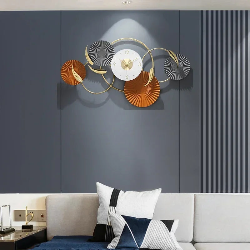 Minimalist Design Wall Clocks Creative Silent Fashion Wall Watch Aesthetic Large Art Mural Horloge Murale Home Decoration