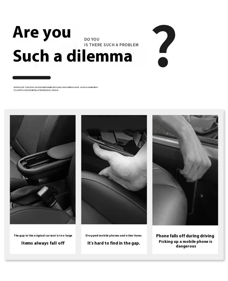 Creative and Practical Automotive Interior Products: Car Seat Gap Plug, Anti-leak Strip, Multi-functional Storage Box RELUX.STORE