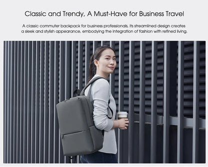 Xiaomi Classic Business Backpack 2 Fashion Laptop Bag for Men and Women Travel Large Capacity Backpack