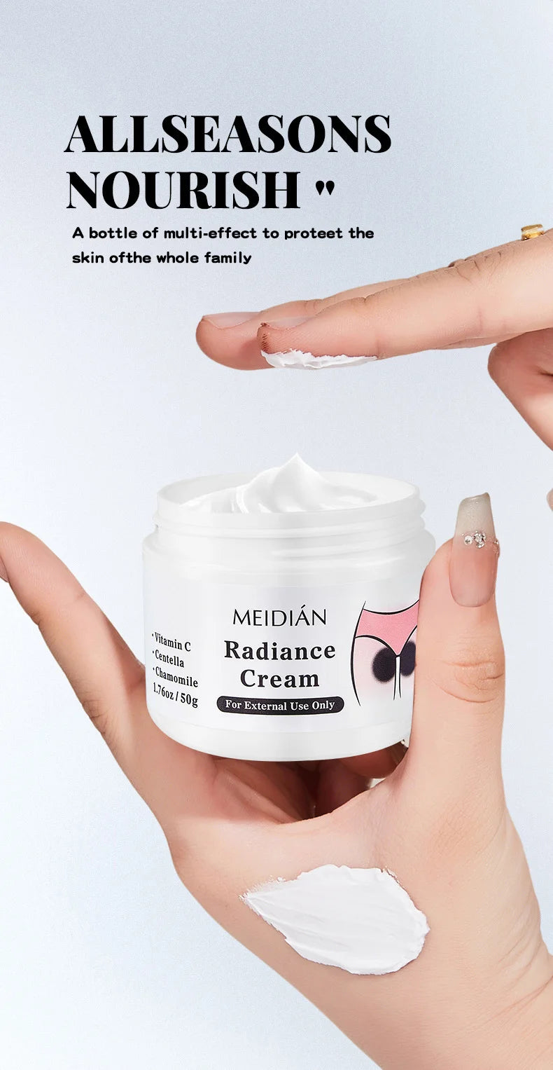 MEDIAN Radiance Cream For Body Brightening Elbows Knees Underarms Dark Spot Corrector Vitamin C Moisturizing Korean Skincare RELUX.STORE