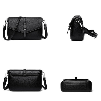 Fashion Luxury Leather Mini Backpack for Women, Small Retro Phone Crossbody Bag, Elegant Shoulder Purse, Trendy Designer Handbag RELUX.STORE
