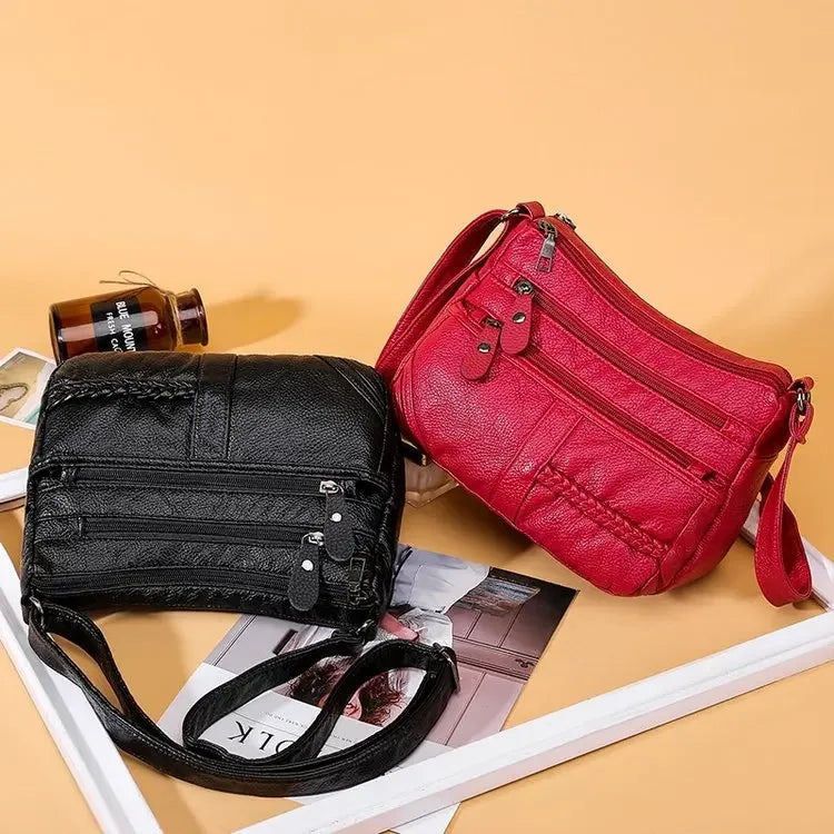 Soft Leather Shoulder Bags Multi-Layer Shopper Bag Classic Crossbody Luxury Designer Handbag and Purse RELUX.STORE