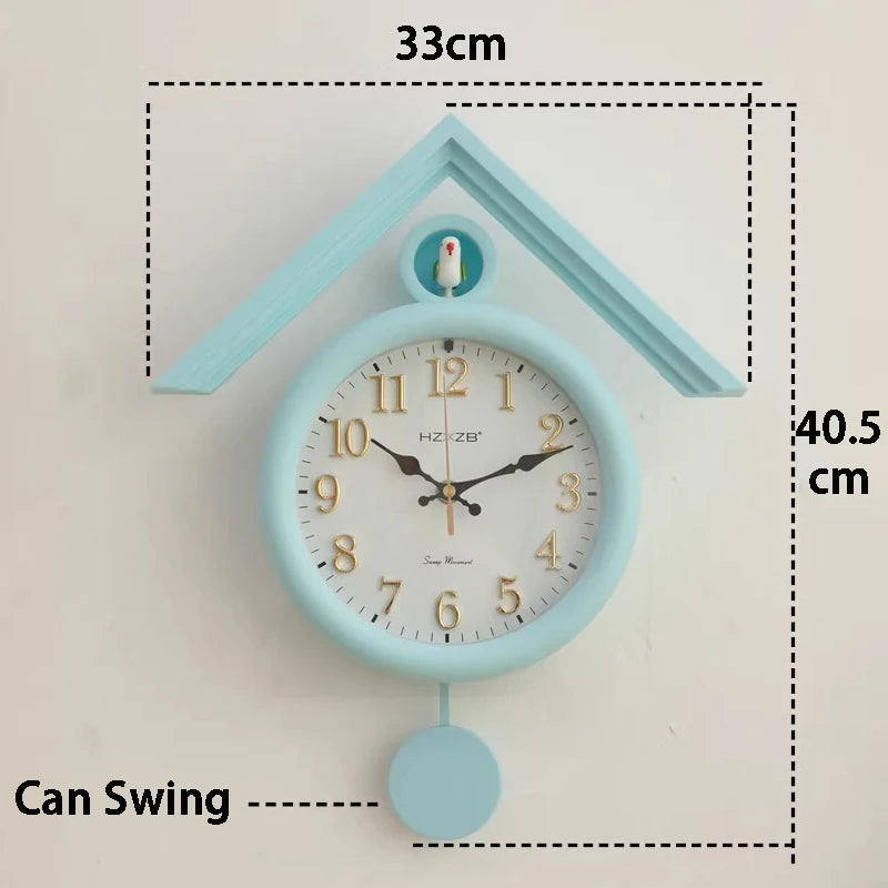 Luminous Wall Clock Luxury Cuckoo Clocks Led Watch Retro Table Clock Bedroom Silent Living Room Decoration Elegant Room Ornament RELUX.STORE