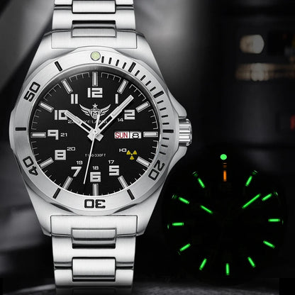 Yelang V1019 Brand 44MM Men Watch NH36 100M PROFESSIONAL WATERPROOF Deep Diving Mechanical Automatic Watch Sapphire Lens Reloj