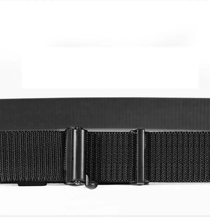 Casual Men's Nylon Belt Woven Canvas Breathable Automatic Buckle Belt For Men Outdoor Sports Strap Fashion Jeans Belt RELUX.STORE