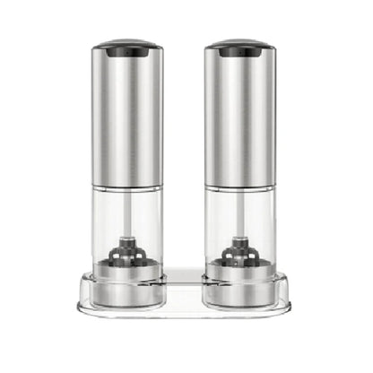 1/2pcs Automatic Pepper Grinder Salt And Pepper Grinder USB Rechargeable Adjustable Coarseness Spice Mill for Kitchen Tool