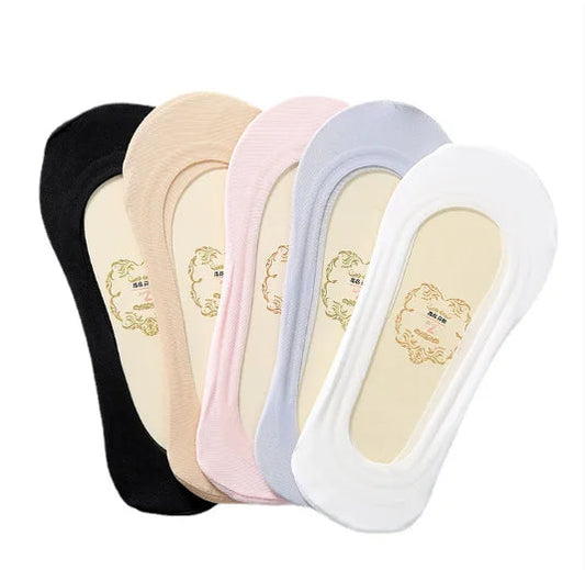 Women Boat Sock Plantar Fasciitis Shoes Insole Socks Insoles for Feet Shock Absorbing Shoe Sole Invisible Non slip Shoe pads RELUX.STORE