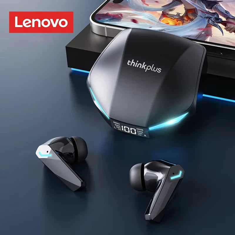 Lenovo XT53 Wireless Upgrade Bluetooth 5.4 Earphones Ultra Long Endurance Low Latency Gaming Headset LED Digital Display Earbuds RELUX.STORE