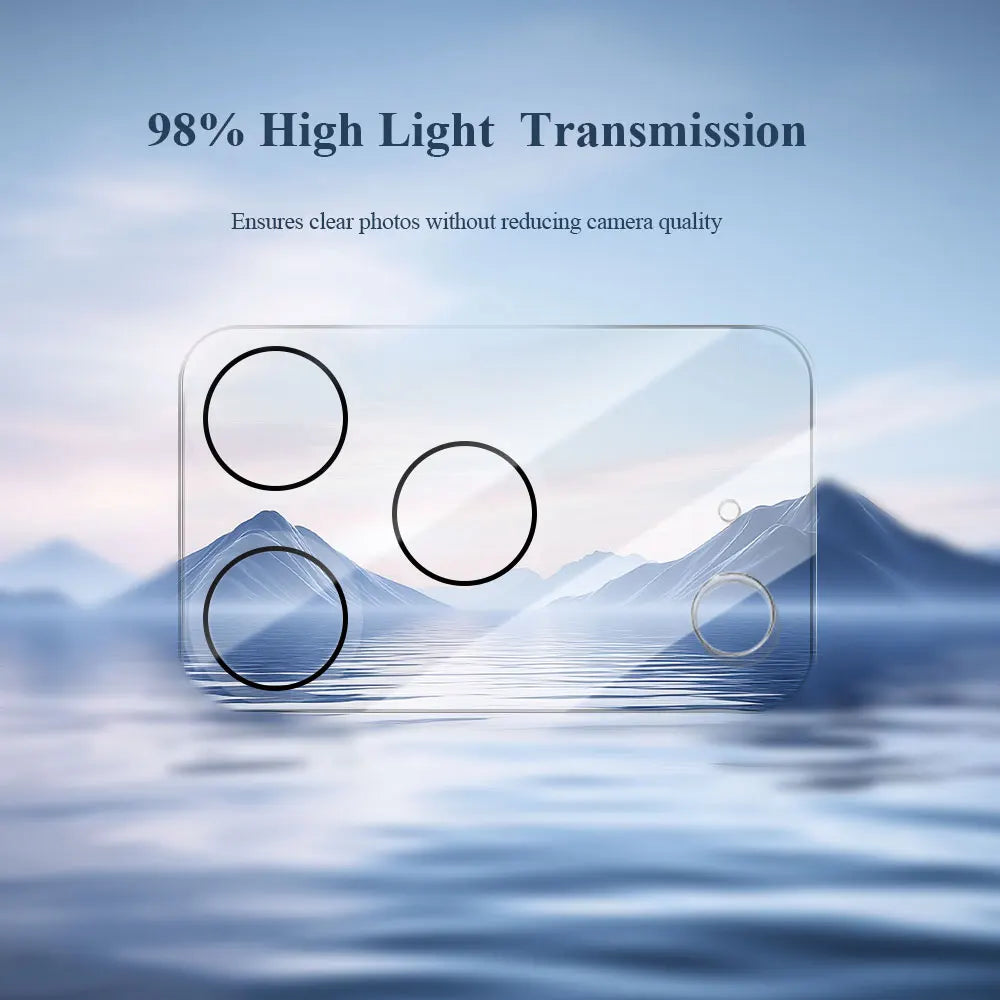 Lereach Tempered Glass Camera Lens Protector for iPhone 17 Pro Max / Air / 17 Pro Scratch Resistant High Transparency RELUX.STORE