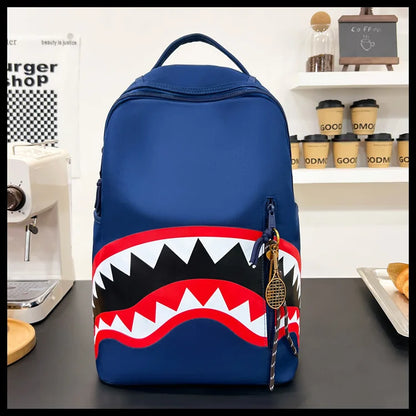Men's Tactical Backpack: Shark-Mouth Opening Travel Rucksack | Water-Resistant Student Daypack for Outdoor Hiking & College