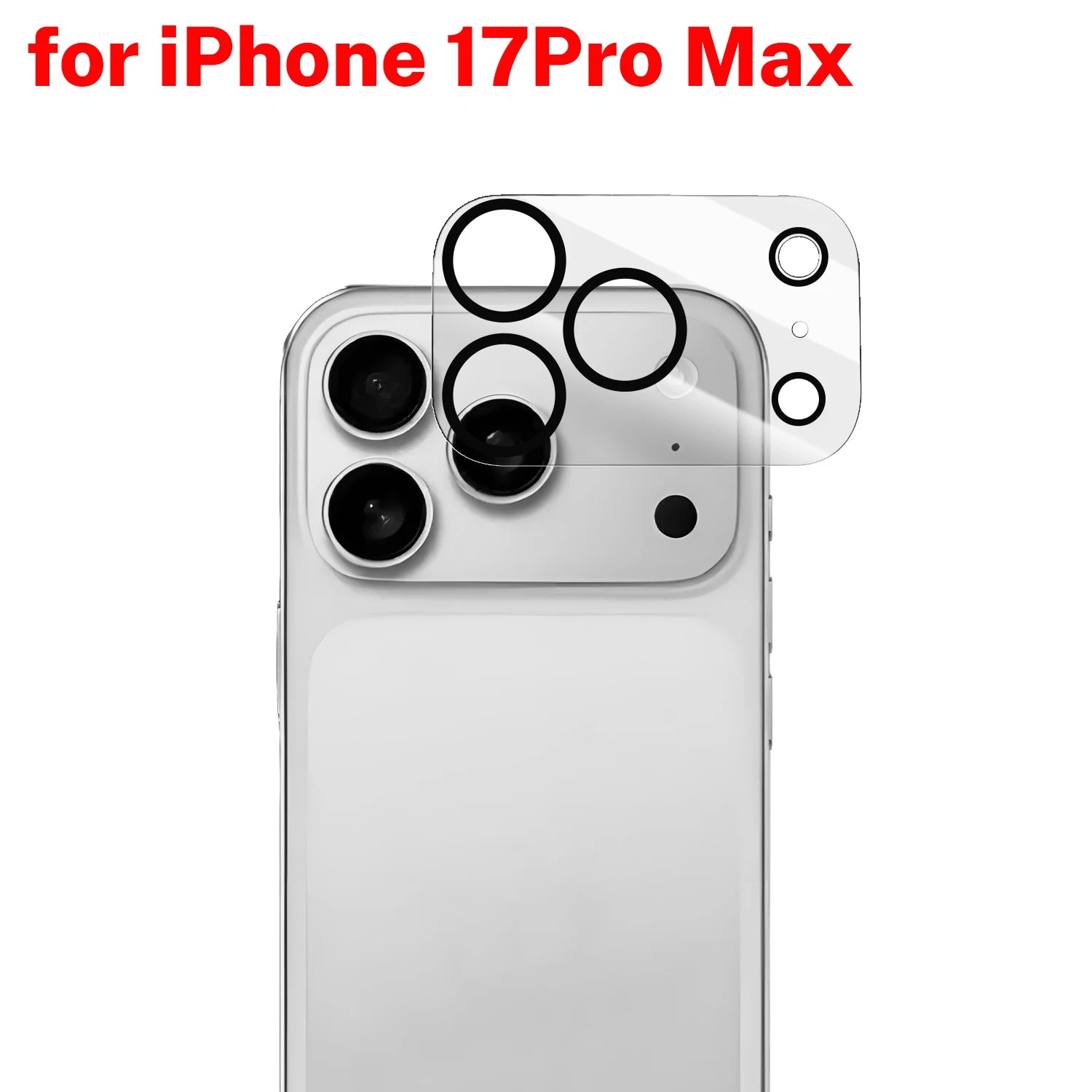 1-5PCS HD Clear Camera Lens Glass For iPhone 17 16 Pro max 17 Air 16 Plus Back Lens Anti Scratch Protector HD Glass for iPhone17 RELUX.STORE