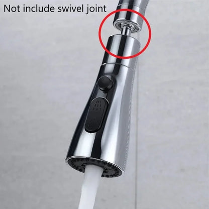 Kitchen Pull Out Faucet Sprayer Nozzle 3 Modes ABS Water Saving Bathroom Basin Sink Shower Spray Head For 1/2" Connection