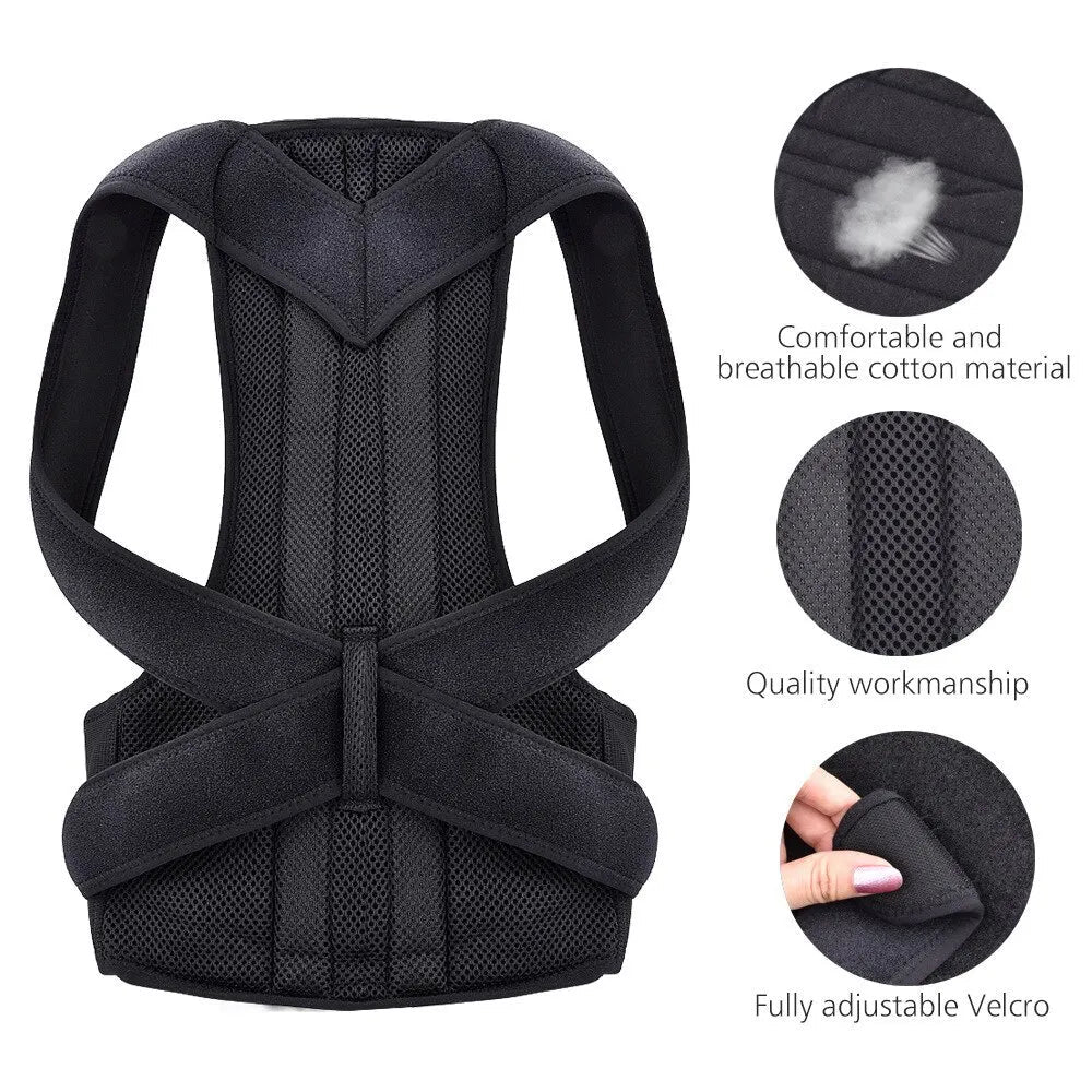 Posture corrector with breathable shoulder and waist straps for boys and girls RELUX.STORE