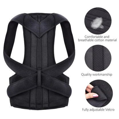 Posture corrector with breathable shoulder and waist straps for boys and girls RELUX.STORE