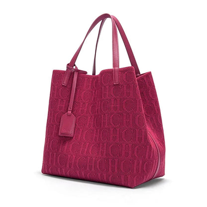 CH Ladies Shoulder Bag Fashion Classic New Pure Color Outer Pocket Ladies Handbag High Quality Craft Large Capacity Handbag RELUX.STORE