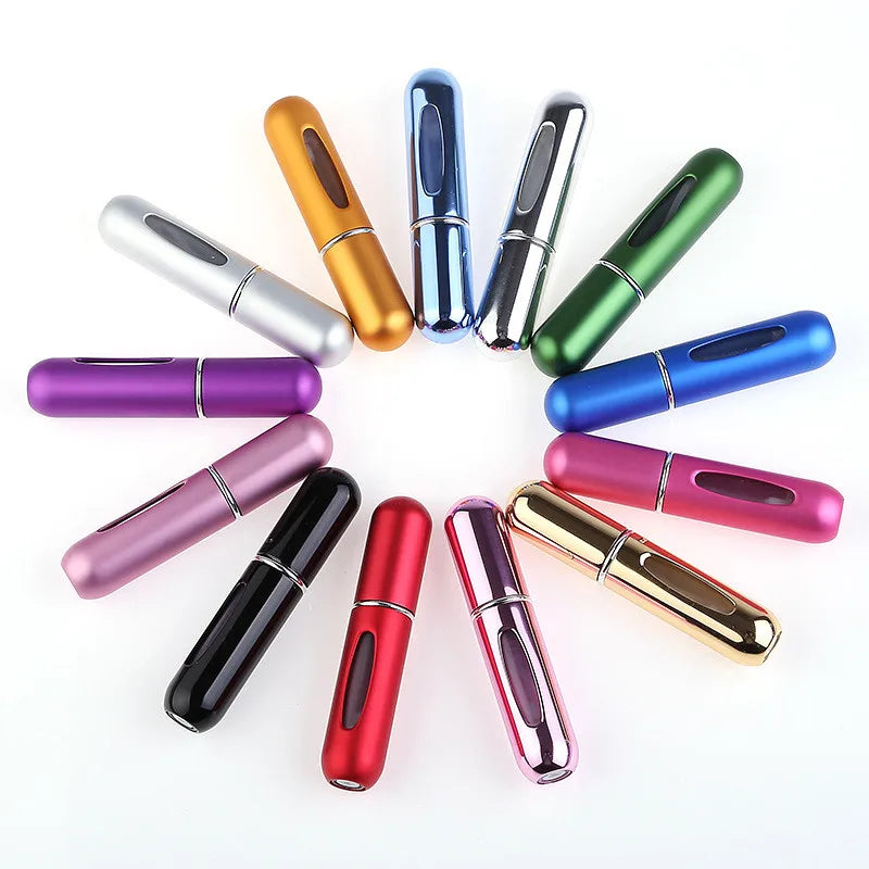 5ml Perfume Refill Bottle Portable Mini Refillable Spray Jar Scent Pump Empty Cosmetic Containers Atomizer for Travel Tool Hot RELUX.STORE