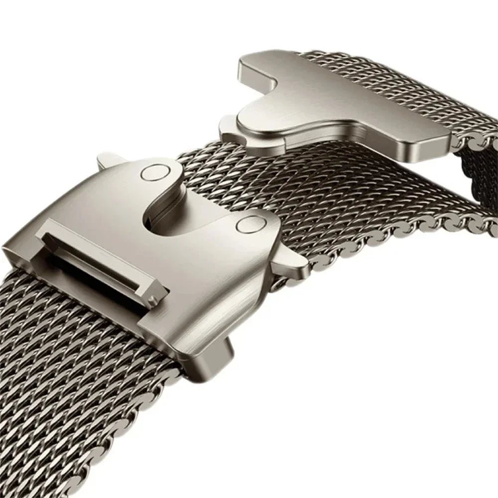 Milanese Loop Strap For Apple Watch Band Ultra 2 49mm 46mm 45mm 44mm 42mm Stainless Steel Metal for iWatch Series 10 9 8 7 6 5 4