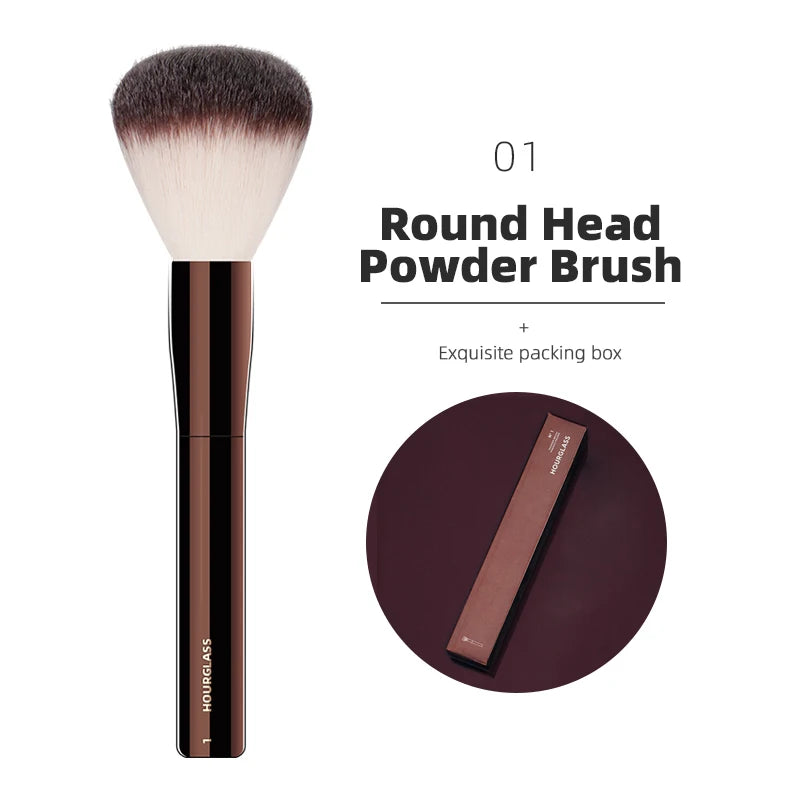 Hourglass Makeup Brushes Powder Foundation Concealer Blusher Bronzer Eye Shadow Eyebrow Eyeliner Sculpting Brush RELUX.STORE