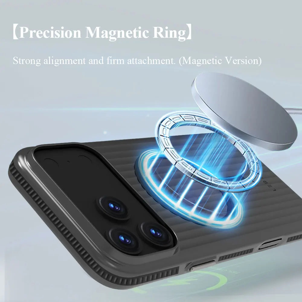 Lereach Magnetic Matte Phone Case for iPhone 17 Pro Max / 17 Air / 17 - PC+Magnet Material, Anti-slip Drop Protection RELUX.STORE