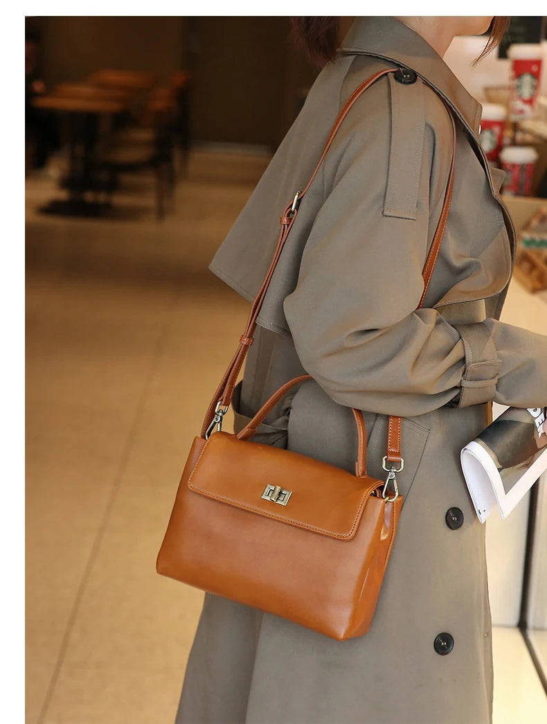 Women Cowhide Genuine Leather Tote Bag Lady Designer Luxury Soft Leather Handbag Fashion Crossbody Bags Female Shoulder Handbag RELUX.STORE