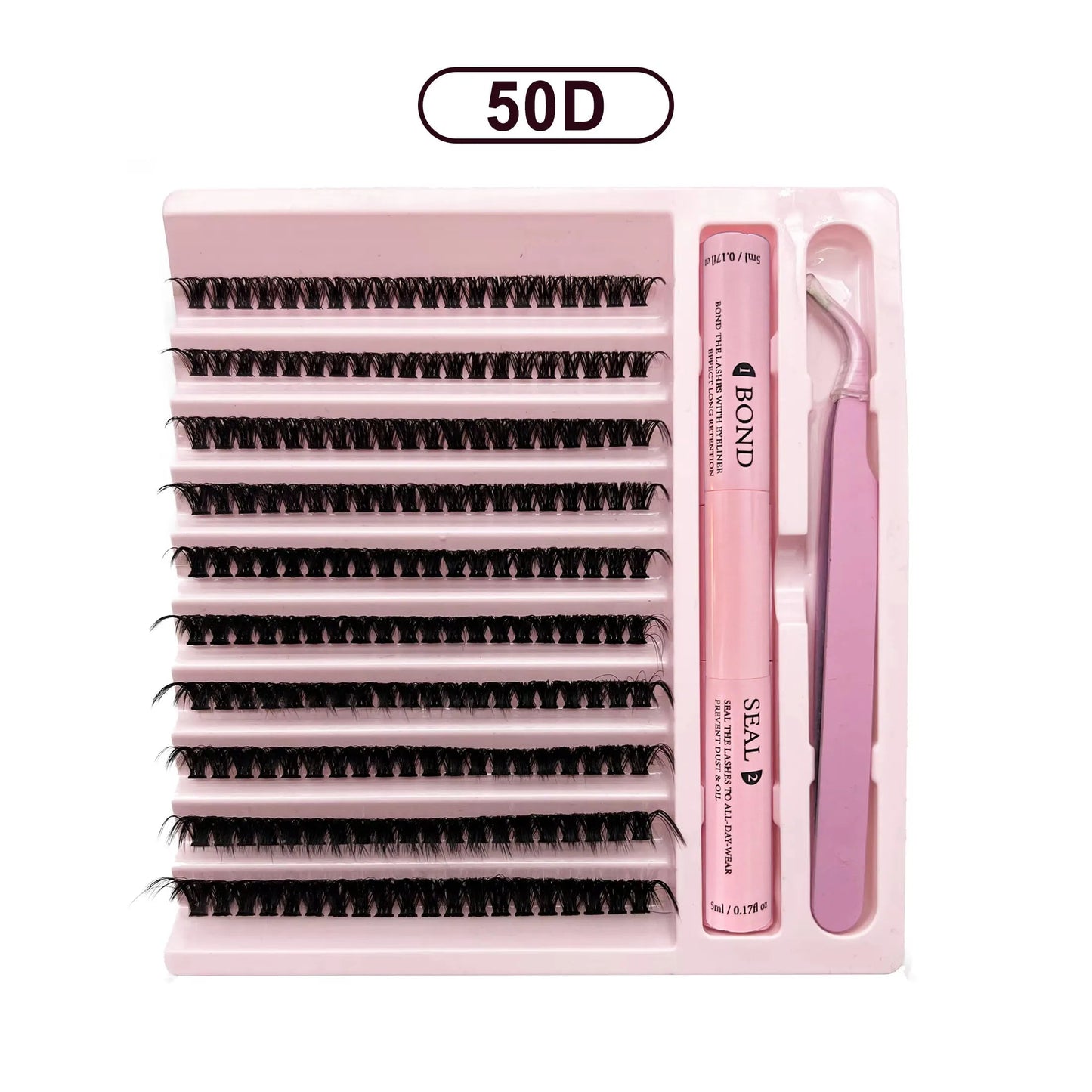 DIY Lashes Extension Kit Lash Bond and Seal Remover Eyelashes 200 PCS Clusters Makeup Tools for Gluing Lashes Gluing Glue RELUX.STORE