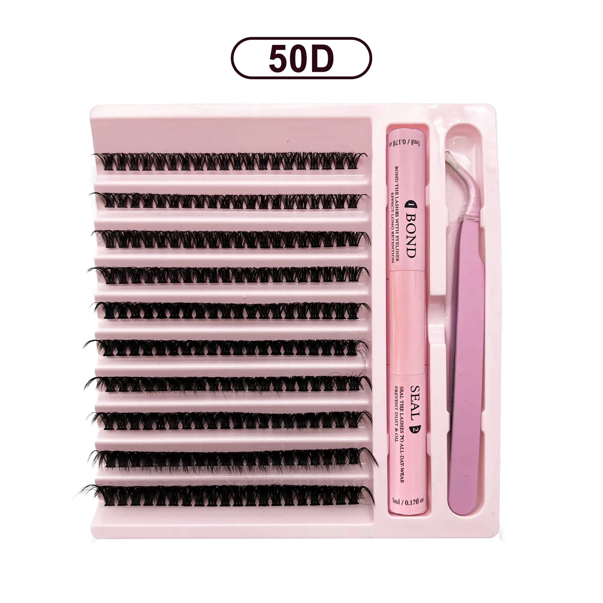 DIY Lashes Extension Kit Lash Bond and Seal Remover Eyelashes 200 PCS Clusters Makeup Tools for Gluing Lashes Gluing Glue RELUX.STORE